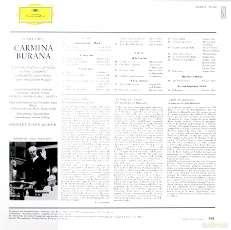 Carl Orff: Carmina Burana [Winyl]