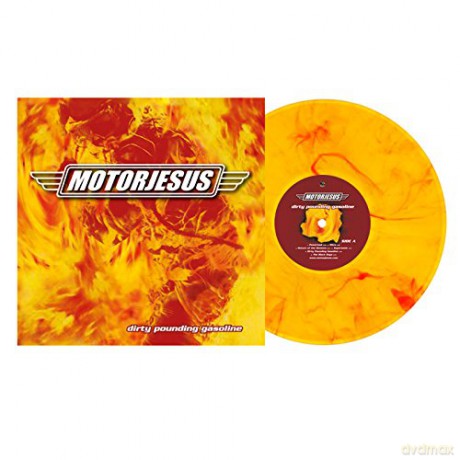 Motorjesus: Dirty Pounding Gasoline (Limited) (Marbled Flames) [Winyl]