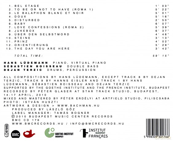 Hans Lüdemann, Sébastien Boisseau, Dejan Terzic: Rooms [CD]