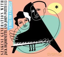 Szakcsi Generation, John Patitucci, Jack DeJohnette: 8 trios for 4 pianists [CD]