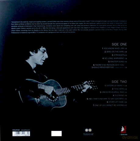 Leonard Cohen: Live In Session '68 (Limited Numbered) (White) [Winyl]