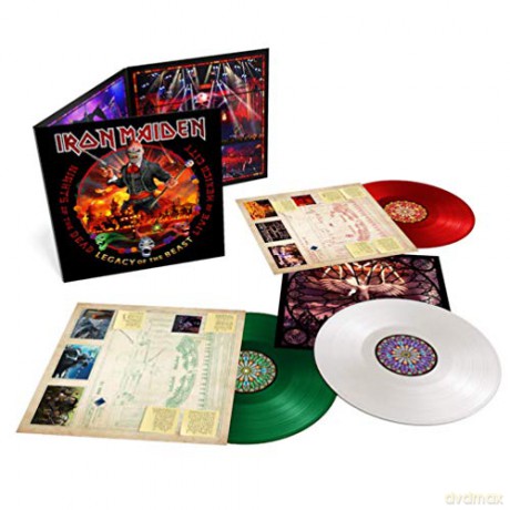 Iron Maiden: Nights Of The Dead, Legacy Of The Beast: Live In Mexico (Limited) (Mexican Flag Triple Colored) [Winyl]