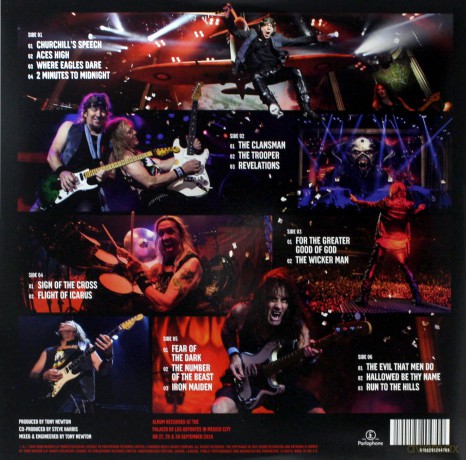 Iron Maiden: Nights Of The Dead, Legacy Of The Beast: Live In Mexico (Limited) (Mexican Flag Triple Colored) [Winyl]