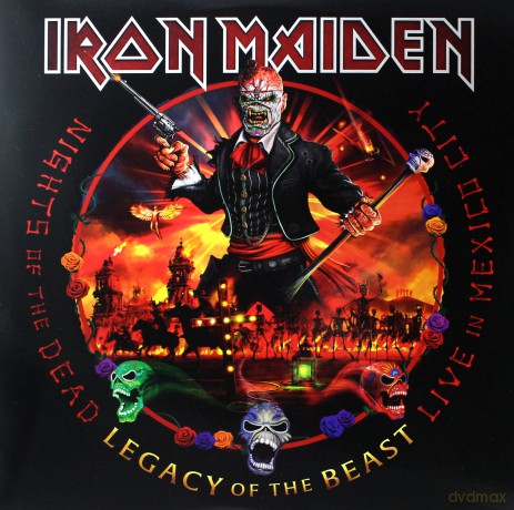 Iron Maiden: Nights Of The Dead, Legacy Of The Beast: Live In Mexico (Limited) (Mexican Flag Triple Colored) [Winyl]