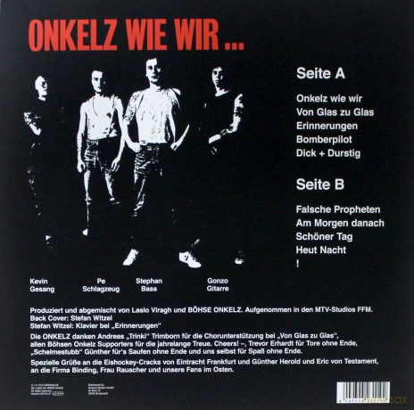 Bohse Onkelz: Onkelz wie wir [Winyl]