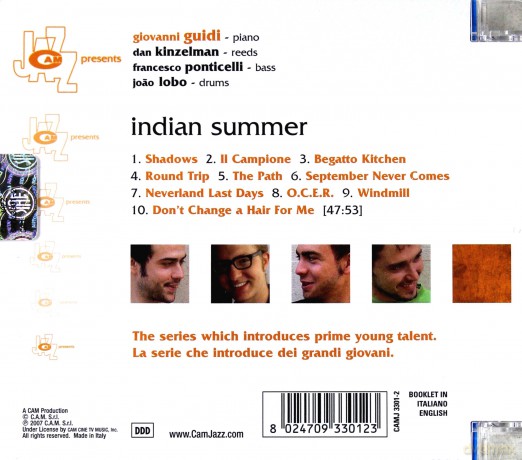 Giovanni Guidi: Indian Summer [CD]