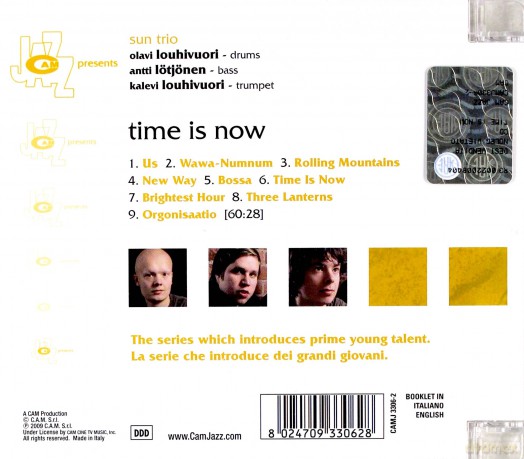Sun Trio: Time Is Now [CD]