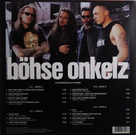 Bohse Onkelz: Wir ham' noch lange nicht genug [2xWinyl]