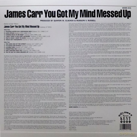 James Carr: You Got My Mind Messed Up [Winyl]