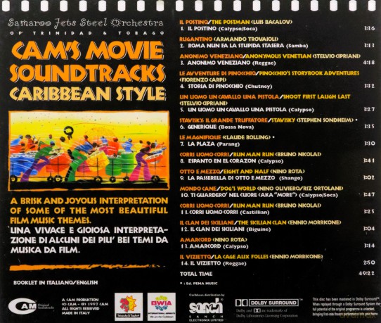 Różni Artyści: Cam's Movie Soundtracks - Caribbean Style [CD]