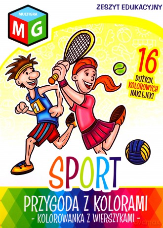 Przygoda z kolorami - Sport [KSIĄŻKA]