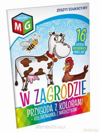 Przygoda z kolorami - W zagrodzie [KSIĄŻKA]
