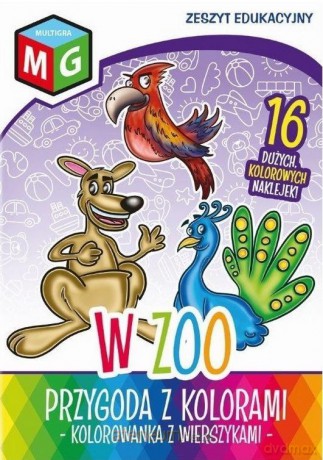 Przygoda z kolorami - W zoo [KSIĄŻKA]