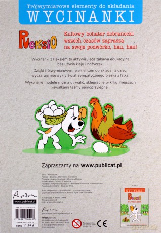 Reksio. Wycinanki. Podwórko - Maria Szarf [KSIĄŻKA]