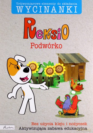 Reksio. Wycinanki. Podwórko - Maria Szarf [KSIĄŻKA]