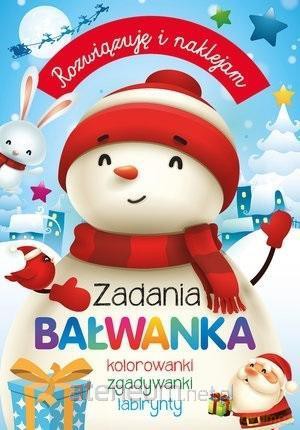 Rozwiązuję i naklejam. Zadania Bałwanka - Barbara Szymanek [KSIĄŻKA]