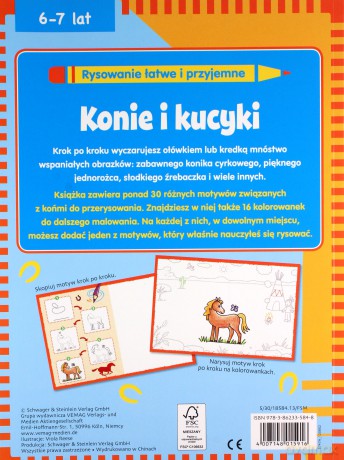 Rysowanie łatwe i przyjemne. Konie i kucyki [KSIĄŻKA]