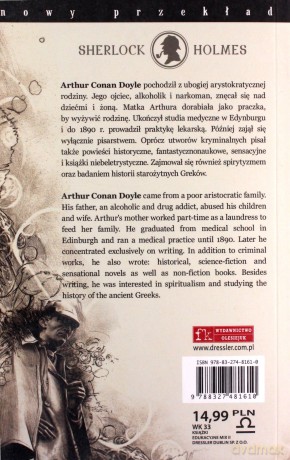 Sherlock Holmes. Sprawy Sherlocka Holmesa - Arthur Conan Doyle [KSIĄŻKA]