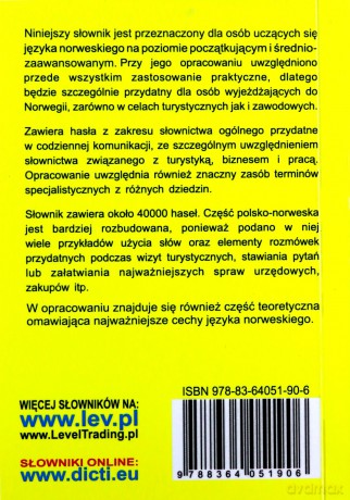 Słownik polsko-norweski norwesko-polski [KSIĄŻKA]