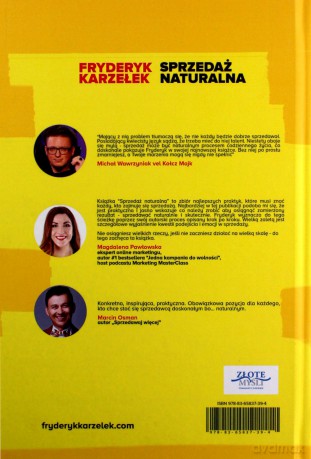 Sprzedaż naturalna - Fryderyk Karzełek [KSIĄŻKA]