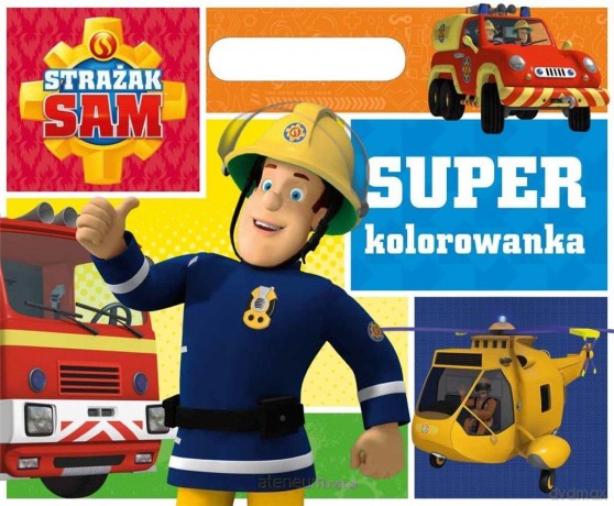 Strażak Sam. Super kolorowanka [KSIĄŻKA]