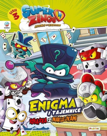Super Zings. Enigma i tajemnice + figurka [KSIĄŻKA]