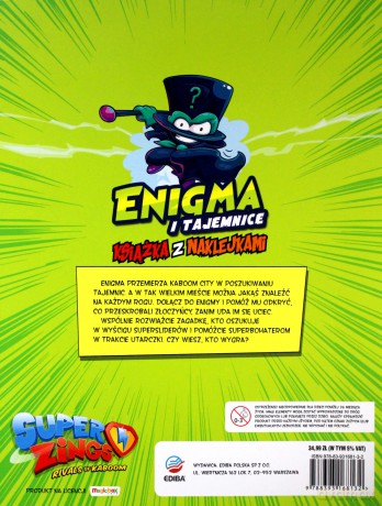 Super Zings. Enigma i tajemnice + figurka [KSIĄŻKA]