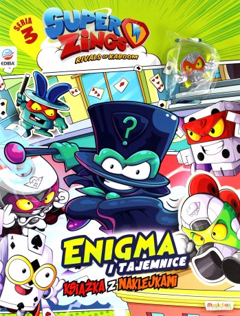Super Zings. Enigma i tajemnice + figurka [KSIĄŻKA]