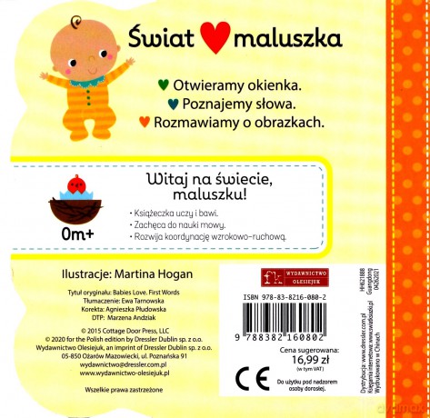 Świat maluszka. Pierwsze słowa - Martina Hogan [KSIĄŻKA]