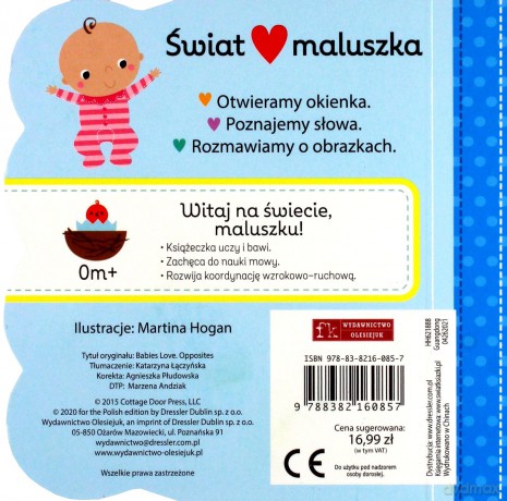 Świat maluszka. Przeciwieństwa - Martina Hogan [KSIĄŻKA]