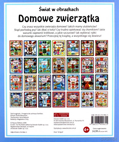 Świat w obrazkach. Domowe zwierzątka - Emilie Beaumont, Patricia Reinig [KSIĄŻKA]