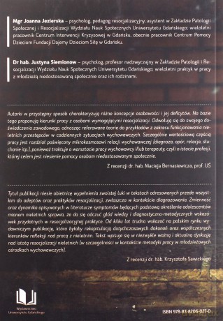 Teoretyczne i praktyczne wymiary procesu resocjalizacji nieletnich - Joanna Jezierska, Justyna Siemionow [KSIĄŻKA]