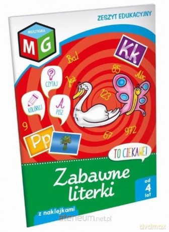 To ciekawe! Zabawne literki [KSIĄŻKA]