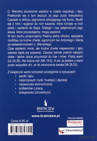 Wenanty Katarzyniec na czas niepewności i lęku - o. Wenanty Katarzyniec [KSIĄŻKA]