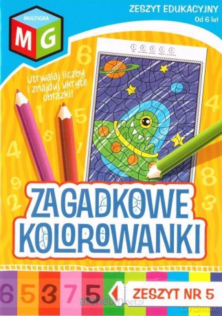 Zagadkowe Kolorowanki nr 5 [KSIĄŻKA]