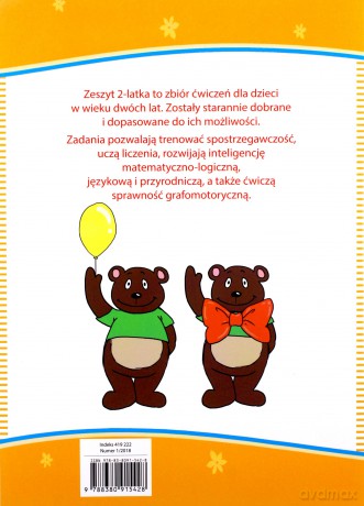 Zeszyt 2-latka. Elementarz mądrego dziecka [KSIĄŻKA]
