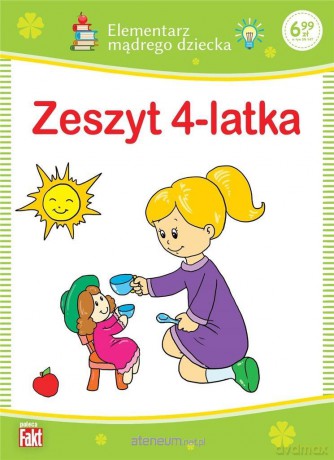Zeszyt 4-latka. Elementarz mądrego dziecka [KSIĄŻKA]