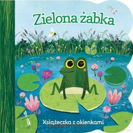Zielona żabka. Książeczka z okienkami - Ginger Swift [KSIĄŻKA]