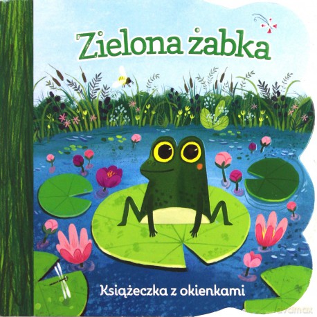 Zielona żabka. Książeczka z okienkami - Ginger Swift [KSIĄŻKA]