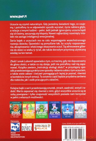 Złość i smok Lubomił - Wojciech Kołyszko, Jovanka Tomaszewska [KSIĄŻKA]