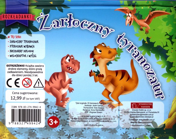 Żarłoczny tyranozaur - Javier Inaraja [KSIĄŻKA]