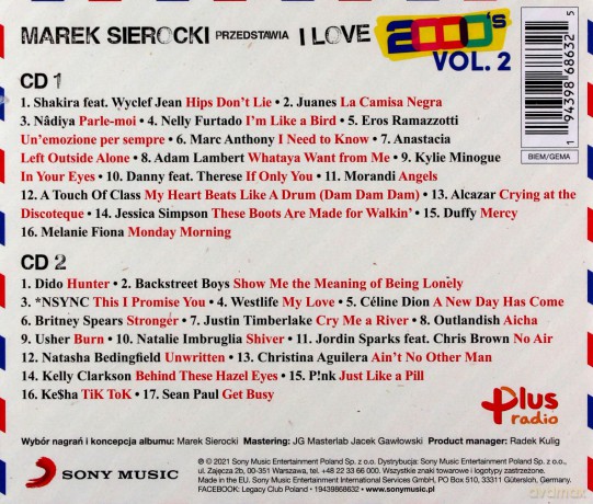 Marek Sierocki Przedstawia: I Love 2000's vol. 2 [2CD]
