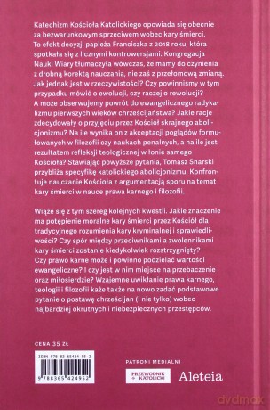 Kościół katolicki wobec kary śmierci - Tomasz Snarski [KSIĄŻKA]