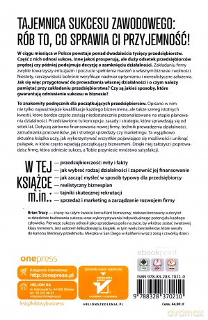 Przedsiębiorczość. - Brian Tracy [KSIĄŻKA]