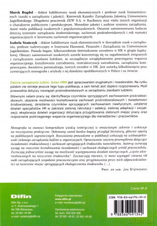 Zielone zarządzanie ludźmi - Marek Bugdol, Izabela Stańczyk [KSIĄŻKA]