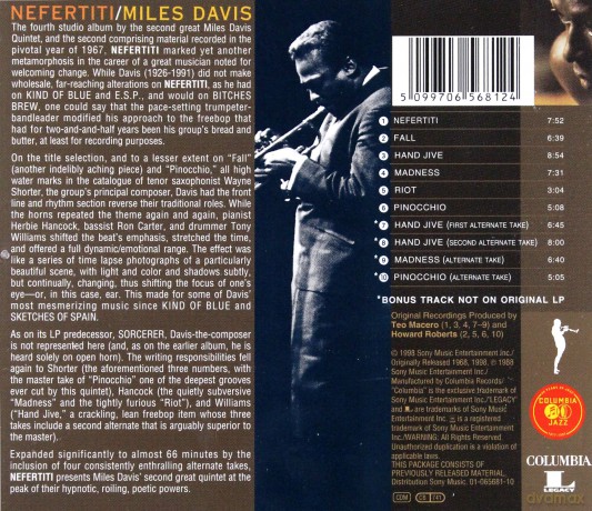 Miles Davis: Nefertiti [CD]