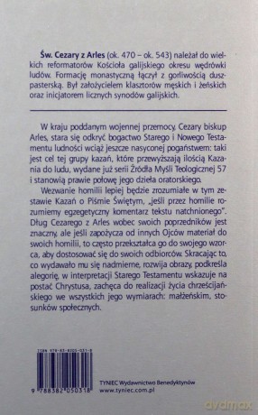 Kazania o Piśmie Świętym - Z Arles Cezary [KSIĄŻKA]
