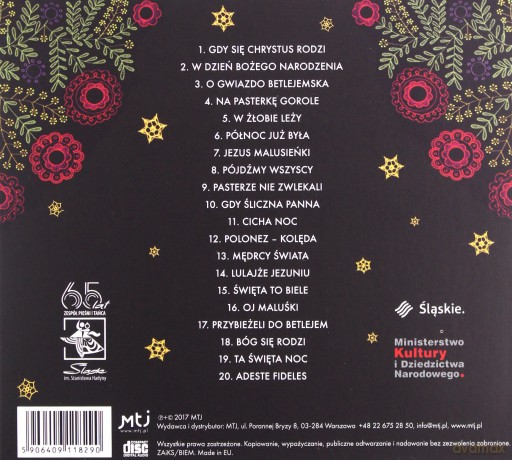 Zespół Pieśni i Tańca Śląsk: Kolędy [CD]