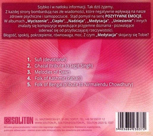 Lucyan: Pozytywne Emocje: Medytacja. [CD]