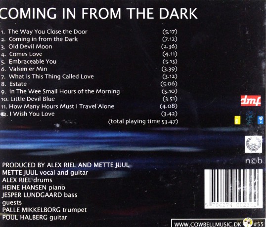Mette Juul, Lex Riel, Heine Hansen, Jesper Lundgaard: Coming in from the Dark [CD]